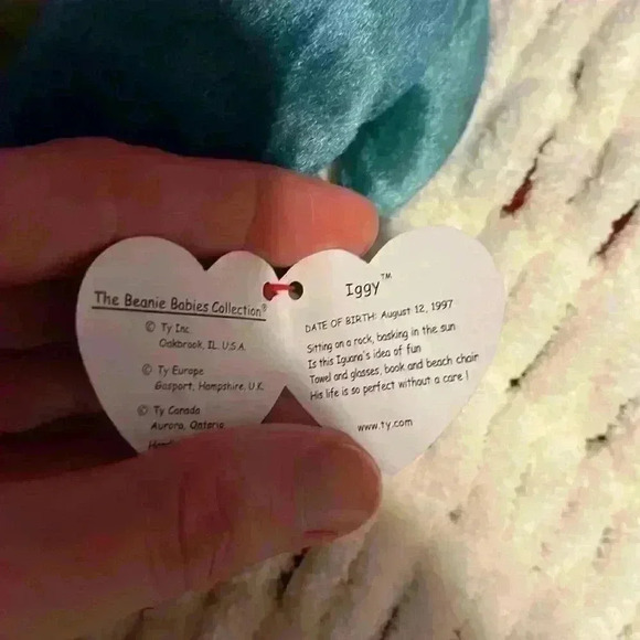 Ty Beanie Baby Iggy - Picture 2 of 6